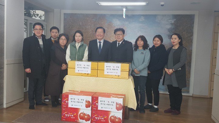 장종태 서구청장, 설맞이 아동 양육시설 위문