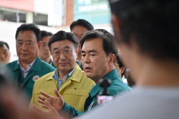 김태흠 지사, 윤호중 장관에 “충남 수해 국가 지원 절실”