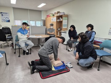 대전시설관리공단, 고객접점 소규모 사업장 대상 찾아가는 심폐소생술 교육 진행