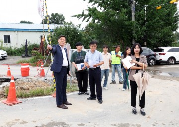 여성용 유성구의회 부의장, 대정동 도로개선 추진…주민 숙원 해소
