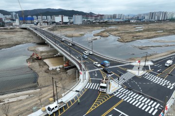 현곡지구와 시내권 연결노선, 뻥 뚫린 황금대교 25일 완전 개통