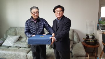 충북남부보훈지청, 설 명절 맞아 생존 애국지사 위문