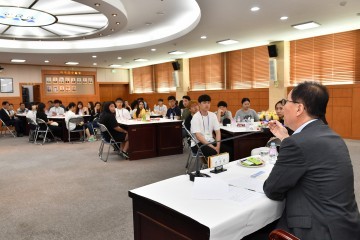 정선군 하계 아르바이트 대학생 군정 참여 간담회