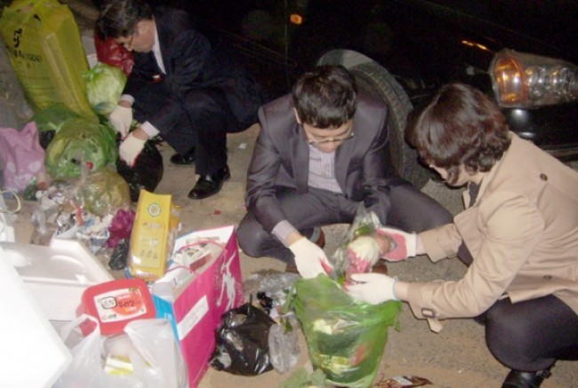 대전 서구, 음식물 쓰레기 불법투기 단속 강화!