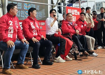 한동훈 비상대책위원장, 대전 유성구 선거유세