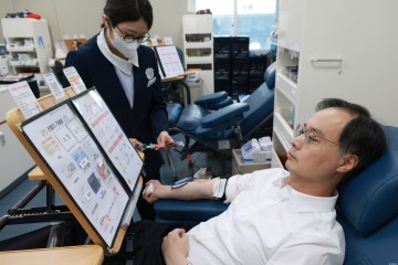 이복원 충북도 경제부지사, 겨울철 혈액 부족 대응… 헌혈 동참 독려