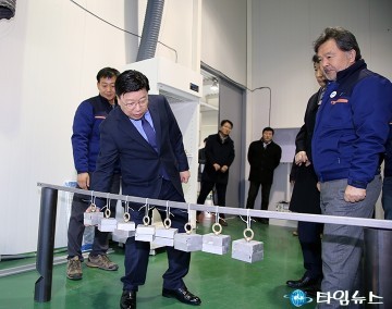 권선택 대전시장, 설 명절 맞아 기업체 격려!
