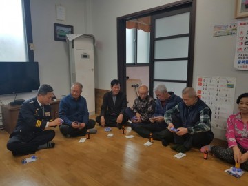 봄철 노인 보행자 교통사고예방 홍보 활동