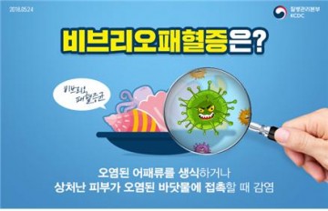 김천보건소, 비브리오 패혈증 감염 주의