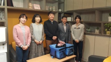 수곡2동, 저소득층에 육류 35kg 전달