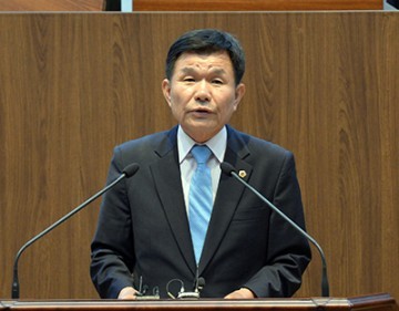 충남도의회 정광섭 의원, 도수로 개설 통한 가뭄극복 방안 제시