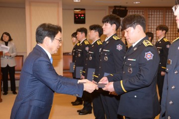 광주시, 신규 소방공무원 40명 임명장 수여