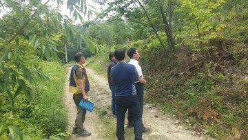 연천군, 장마철 풍수해 대비 산림사업장 안전점검 나서