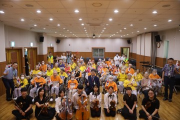 대전보훈요양원, 광복 80주년 앞두고 힐링 음악회 열어