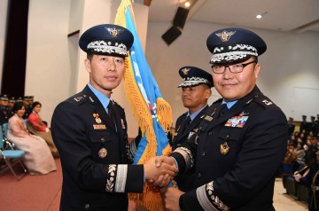 공군 20전비, 제14·15대 단장 이·취임식 거행