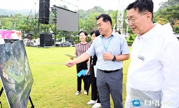 제16회 대전효문화뿌리축제 개막…김제선 중구청장, 현장 점검 실시