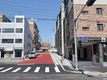 대전 동구, 동대전도서관 진입도로 확장…보행 안전성과 접근성 강화