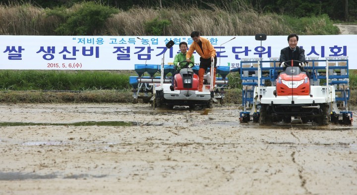 강진군 무논점파 전국 최대면적 선도지역 우뚝