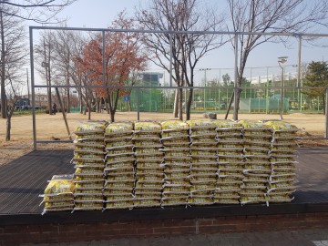 얼굴 없는 기부천사… 포항시지체장애인협회로 백미 10kg 100포대 익명 후원