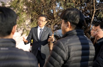 대전시의회 복지환경위원회, 한밭체육관 주변 현장점검 실시