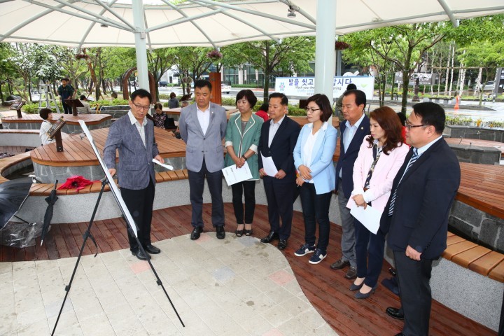 대전 유성구의회 예산결산특별위원회, 사업현장 점검 나서!