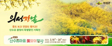 의성군, 의성장날 산수유 꽃맞이행사 '특별할인 기획전' 실시