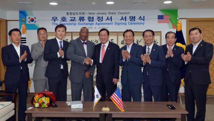 충남도의회, 미국 뉴저지주의회와 우호교류 협약 체결