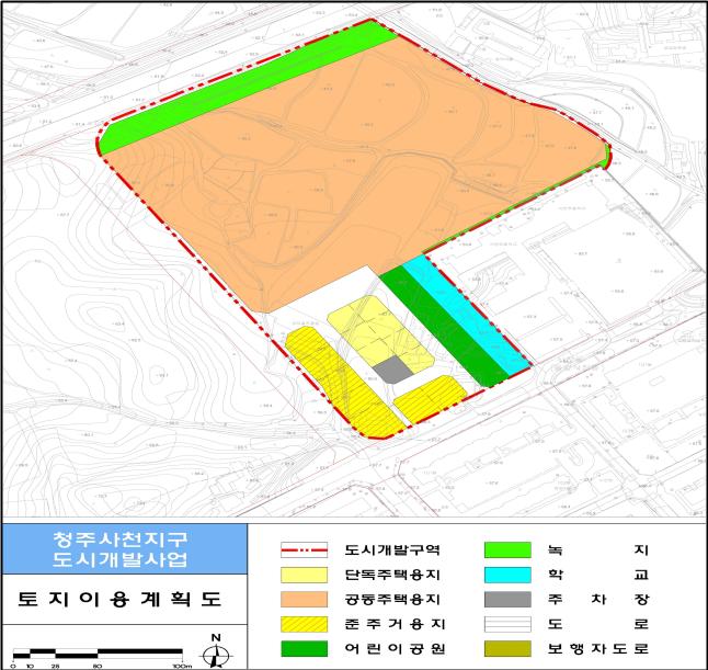 청주 사천지구 도시개발사업 ‘환지계획 인가’