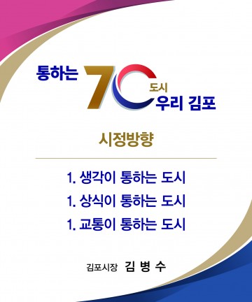 김포시, 민선8기 시정구호 발표