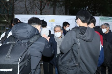 이재정 교육감, 양주 덕현고 수능시험장 방문해 격려