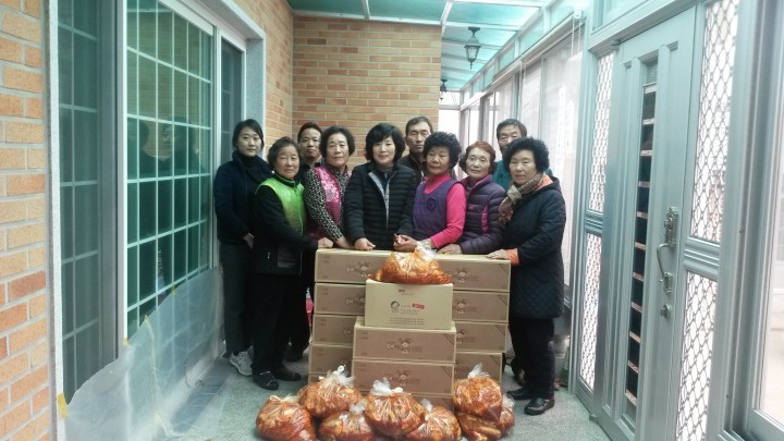 풍각면 여성자원활동센터 사랑의 김장김치나누기