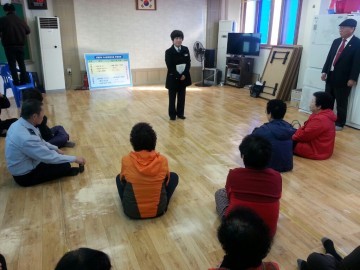 서천署 금강지구대 교통사고 예방교육