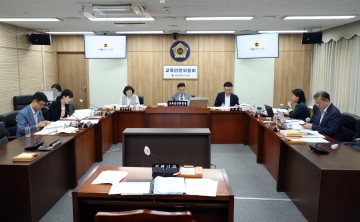 세종시의회 교육안전위원회, 시청 제2회 추경예산안 심사