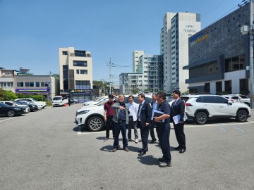 강종만 영광군수, 도동지구 도시재생 뉴딜사업 현장 방문  