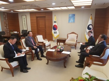 김연식 태백시장 국비확보위해 행자부 장관 면담