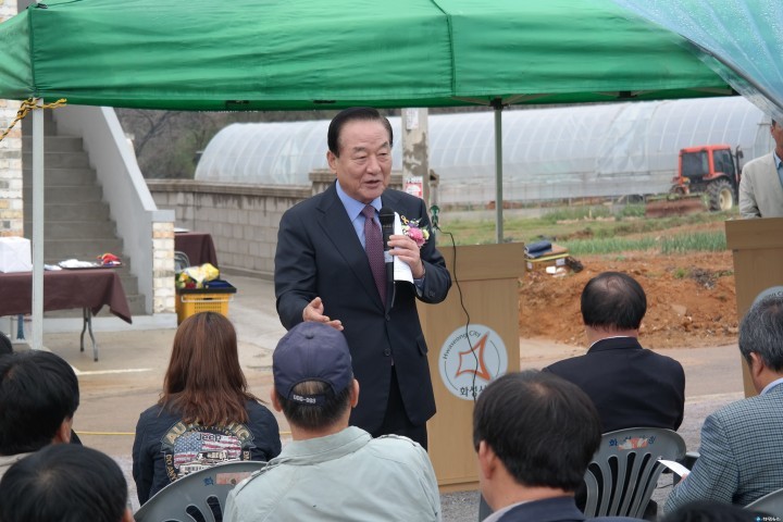 서청원 의원, 우정면 마을회관.경로당 준공식 참석