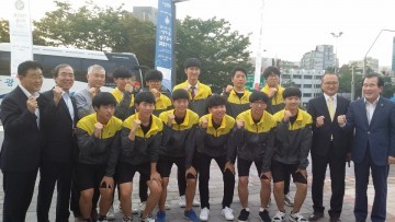 김지철 충남교육감, 제51회 전국기능경기대회 참가 선수 격려