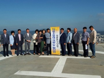 충남도의회, 도내 고층건물 화재 대비한 현장활동 나서