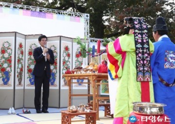 영양군, ‘다문화가정’ 세 쌍에 ‘전통혼례 합동결혼식’ 눈길 끌어...