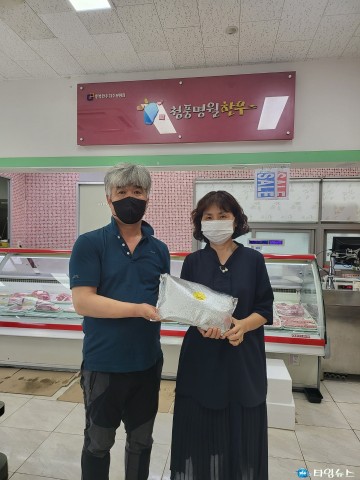 충북남부보훈지청-청주 축산업 협동조합, 보훈가족 건강한 여름나기 ‘맛있는 소고기’ 전달