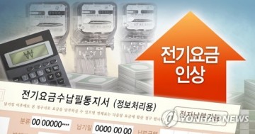 전기요금 내일 인상 유력…1kWh당 '7원+α'·가구당 2천원