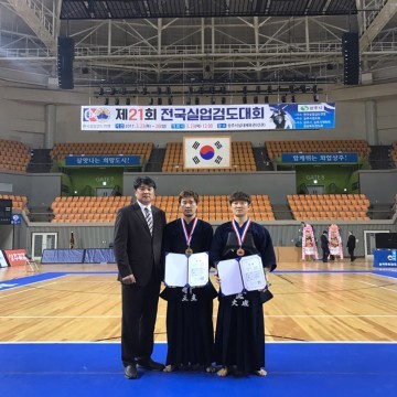 청주시청 검도팀 단체전 우승에 이어 개인전 1위 3위에 올라