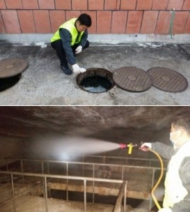 군산시보건소, 봄철 해빙기 방역 소독 실시 