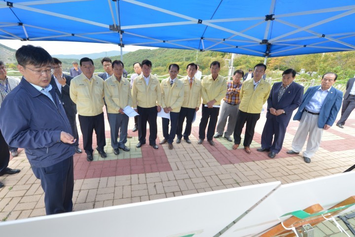 충남도의회, 극심한 가뭄 보령댐 찾아 대책 논의