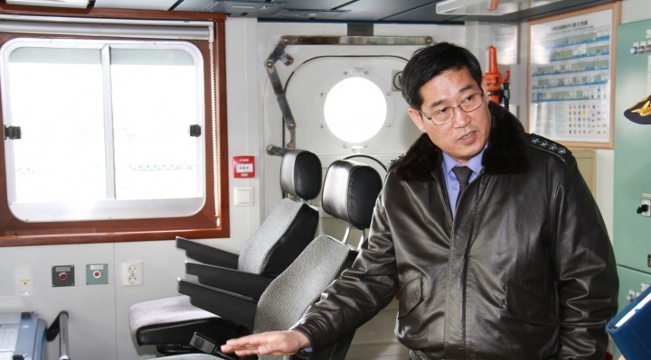 최정환 포항해경서장, 경비함정 초도순시 및 인명구조훈련 실시