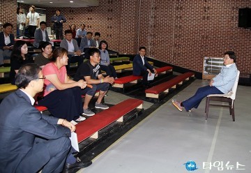 권선택 대전시장, 청년예술인들의 애환을 듣다!