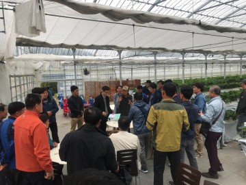 고령군 일본 규슈지역에서 농업연수