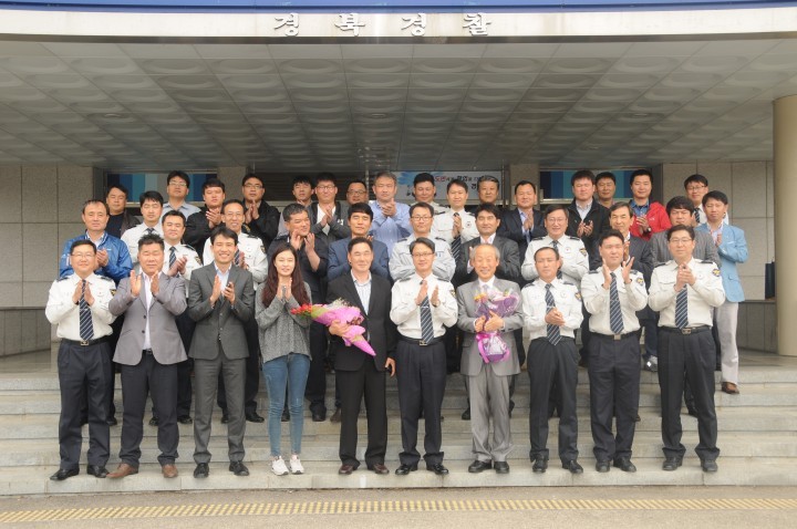 영덕署, 이상무 경감, 김원종 경감 명예 퇴임식 개최 