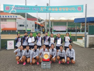 명실상주스포츠클럽 대통령기전국소프트테니스 대회 쾌거!
