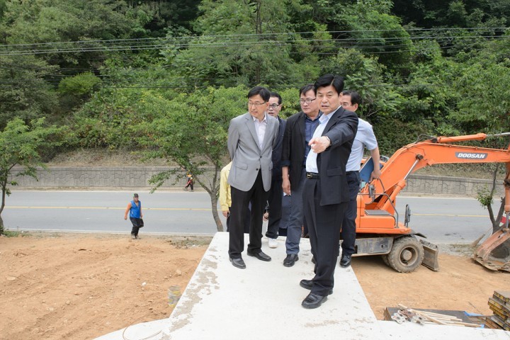 이춘희 세종시장, 가뭄현장 점검